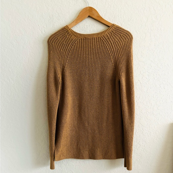 Ann Taylor Tan Cotton Cashmere Luxury Knit Pullover Sweater 
Size Small - Picture 2 of 6